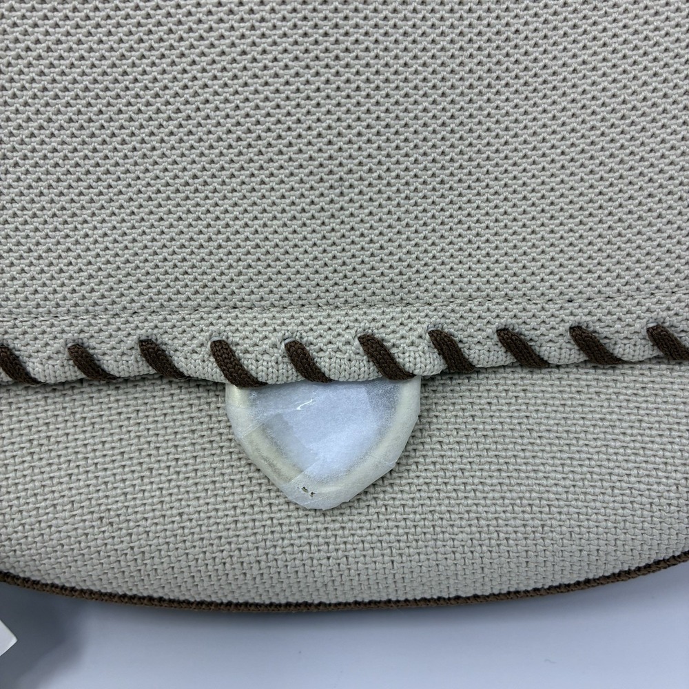 Rothy's The Saddle Bag Flat White $189 MSRP 6x9x7" Crossbody NWT - Picture 13 of 16